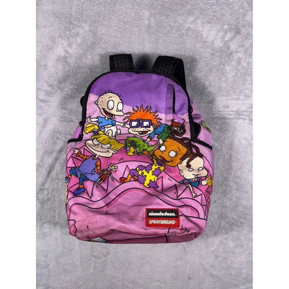 Sprayground Nickelodeon Rugrats Shark Mouth Backpack Broken Zip
